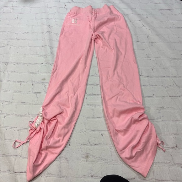 BCBG MAX AZRIA Women’s Pink Lounge Yoga Pants Vintage Y2K Mid Rise Small NWT - Picture 9 of 16